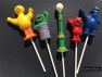 530sp Sesame Street Chocolate or Hard Candy Lollipop Mold